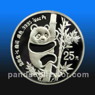 1990 Platinumr .25 oz. Panda