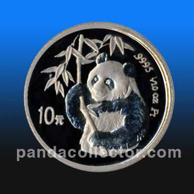 1995 .10 oz. Platinum Panda