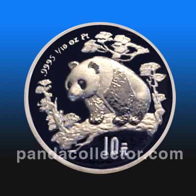 1997 .10 oz. Platinum Panda