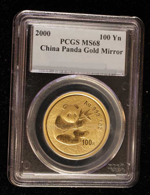 2000 gold Mirror Panda coin