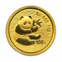 2000 gold Panda coin