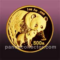 2004 Gold Panda coin 1 oz.