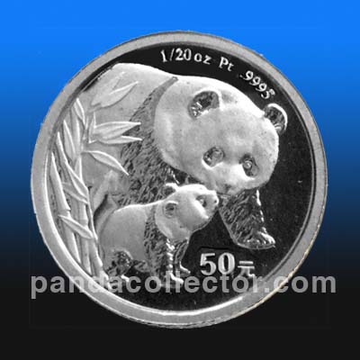 2004 Platinum .10 oz. Panda
