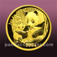 2005 Gold Panda coin 1 oz.