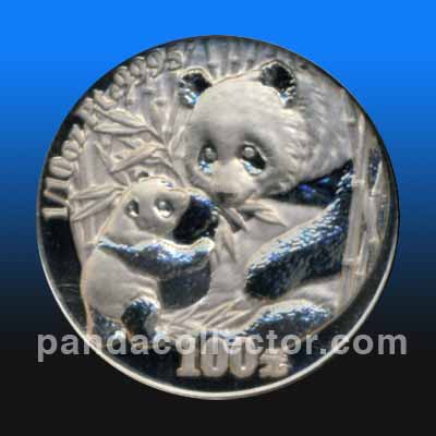 2005 Platinum .10 oz. Panda