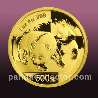 2008 Gold Panda coin 1 oz.