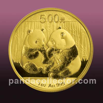 2009 Gold Panda coin