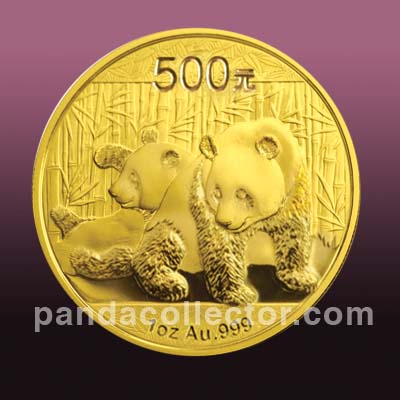 2010 Gold Panda coin