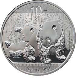2010 silver Panda coin