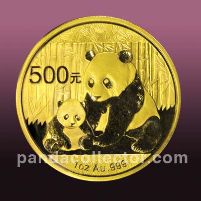 2012 Gold Panda coin 1 oz.