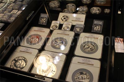 silver Panda coins